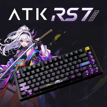 ATK RS7 8K Magnetschalter Mechanische Tastatur Kabelgebundene Gaming-Tastatur RGB Smart SPEED X Quick Trigger
